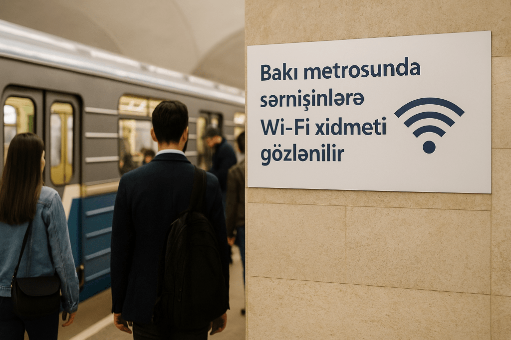 Bakı Metrosunda Wi-Fi Xidməti Üzərində İş Aparılır – Rəsmi Açıqlamalar və&nbsp;Gözləntilər